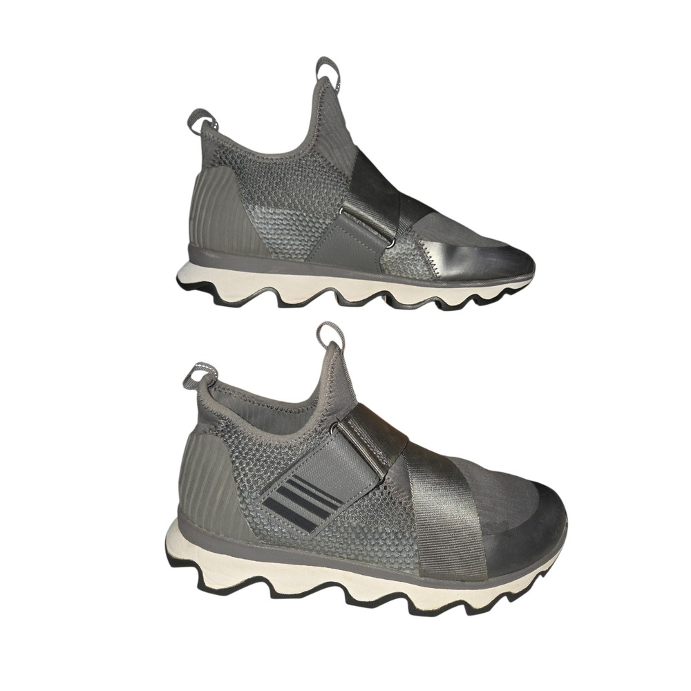 Sorel Kinetic Sneak Quarry Grey Slip Onโ Sneakers Womens 8